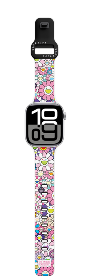 Apple Watch Series 10 (42mm) - FLOWERS BLOOM (PINK) WATCH BAND