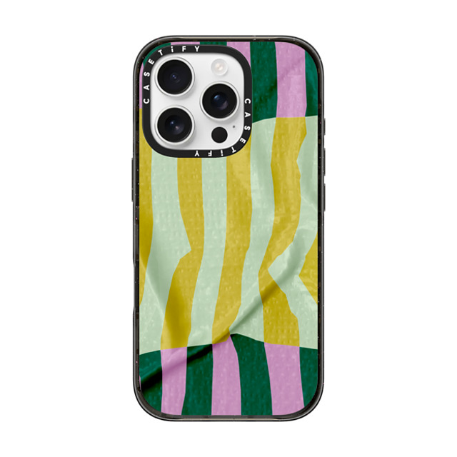 CASETiFY iPhone 16 Pro Case Black インパクトケース Pattern Pattern Afternoon at Capri Back to School CASETiFY iPhone 16 Pro Case Black インパクトケース Pattern Pattern Afternoon at Capri Back to School