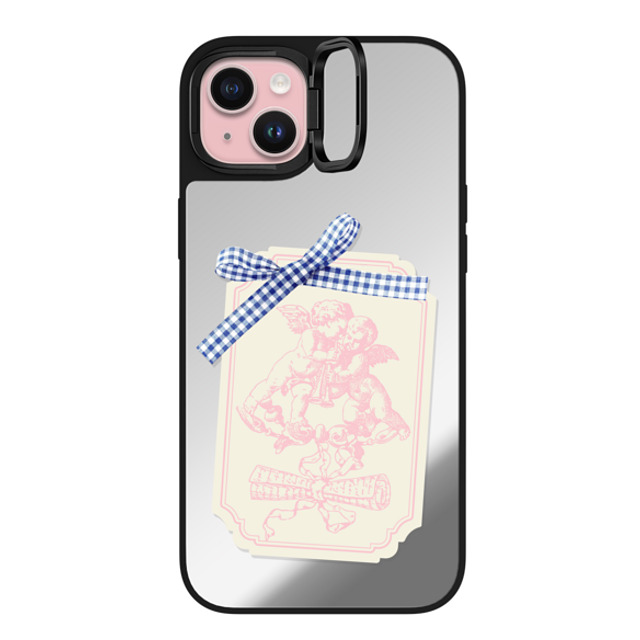 CASETiFY iPhone 15 Plus Case Silver on Black ミラー リングスタンドケース MagSafe対応 Love,Cottagecore Love,Cottagecore Coquette Journal Father's Day CASETiFY iPhone 15 Plus Case Silver on Black ミラー リングスタンドケース MagSafe対応 Love,Cottagecore Love,Cottagecore Coquette Journal Father's Day