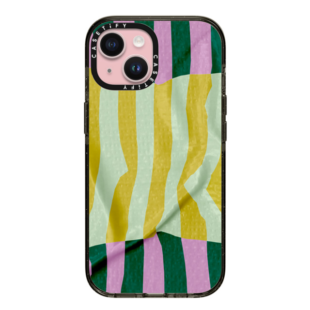 CASETiFY iPhone 15 Case Black Impact Case MagSafe Compatible Pattern Pattern Afternoon at Capri Back to School CASETiFY iPhone 15 Case Black Impact Case MagSafe Compatible Pattern Pattern Afternoon at Capri Back to School