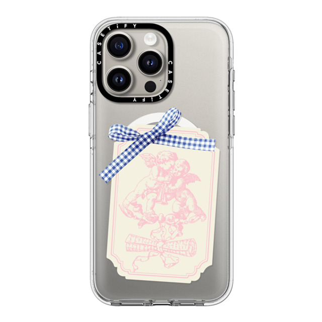 CASETiFY iPhone 15 Pro Max ケース クリア クリア ケース MagSafe対応 Cottagecore,Love Coquette Journal