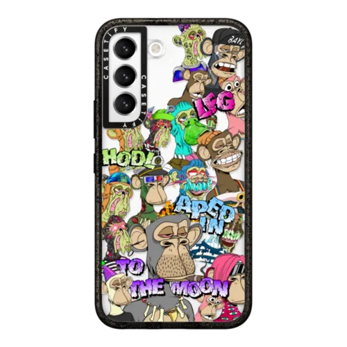 Galaxy S22 - Ape In Coloured Sticker Case