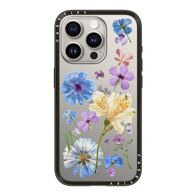 CASETiFY iPhone 15 Pro ケース ブラック コンパクトケース Floral,nature Floral,Floral,nature Pressed Floral New iPhone CASETiFY iPhone 15 Pro ケース ブラック コンパクトケース Floral,nature Floral,Floral,nature Pressed Floral New iPhone