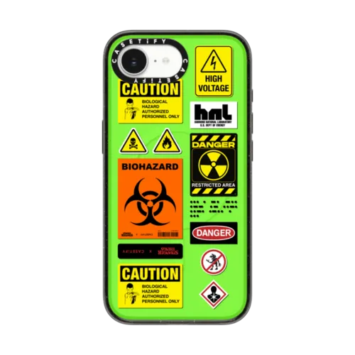 iPhone 16e - Hawkins Lab Hazard Case - Green Edition
