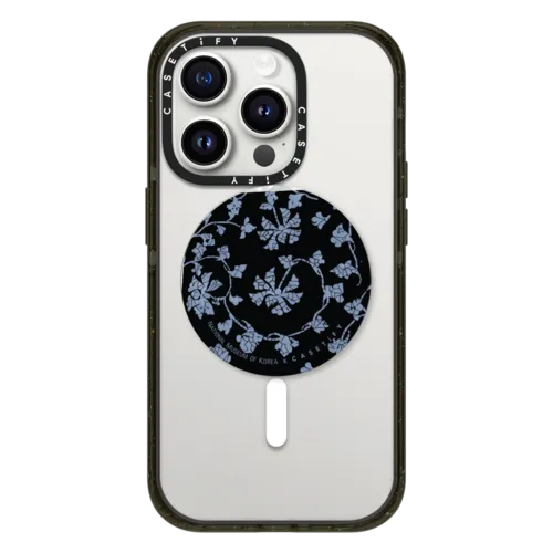 Snappy Grip Stand - NMK Blue Peony and Plum Blossom Nacre Snappy Grip Stand