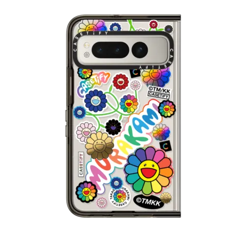 Pixel Fold - FLOWERS STICKER MANIA PHONE CASE