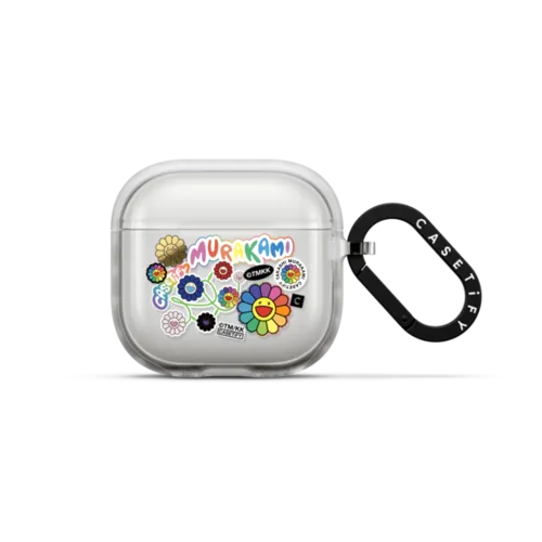AirPods 4 - FLOWERS STICKER MANIA EARBUDS CASE