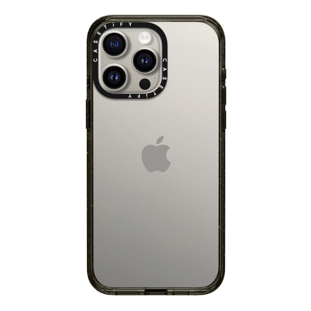 CASETiFY iPhone 15 Pro Max ケース ブラック インパクトケース CASETiFY_iPhone5.8 (2019) Impact Case w/ Black Camera Ring -Black casetify