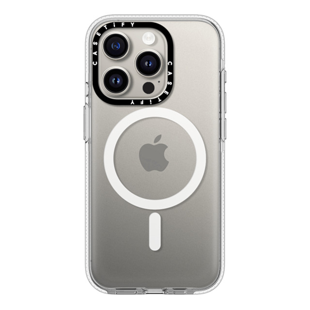 CASETiFY iPhone 15 Pro ケース クリア クリア ケース MagSafe対応 CASETiFY_iPhone5.8 (2019) Mirror Case Black Cam Ring-Silver casetify