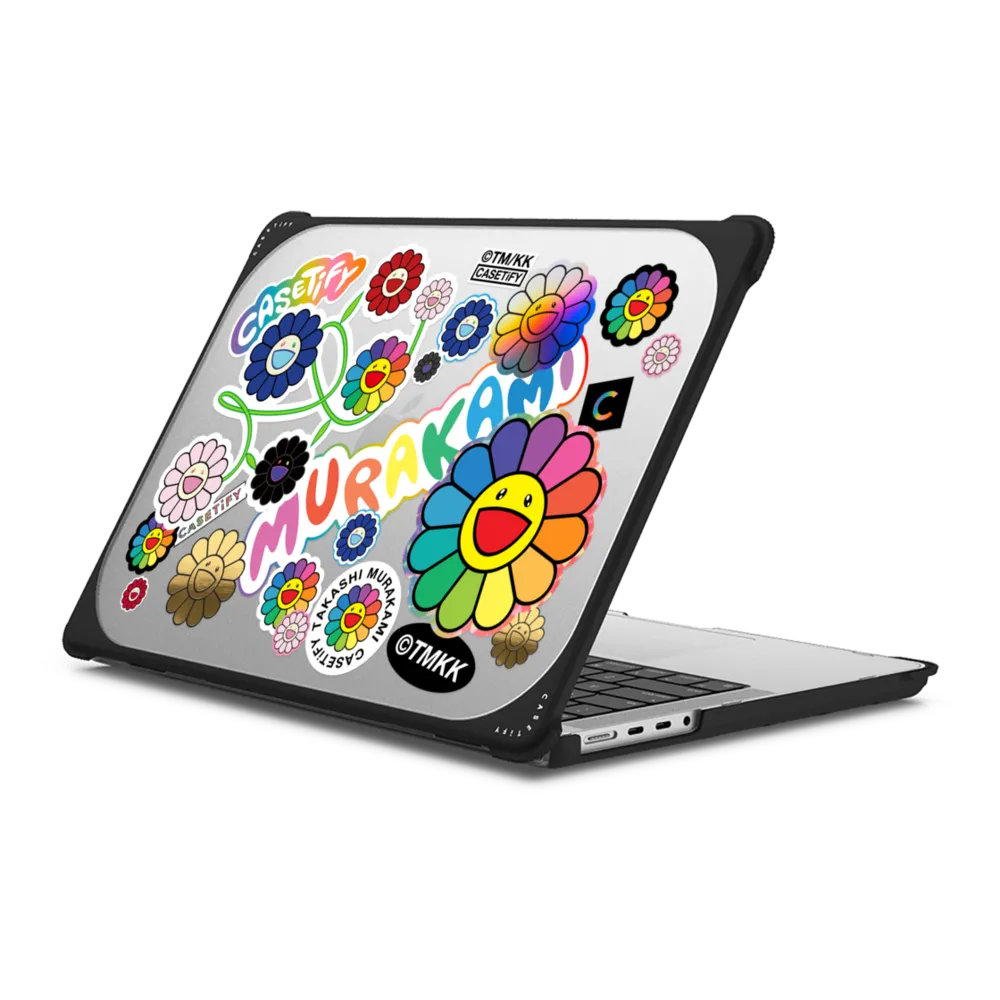Bounce MacBook Pro 14-inch (M1 - M4) Case - FLOWERS STICKER MANIA LAPTOP CASE
