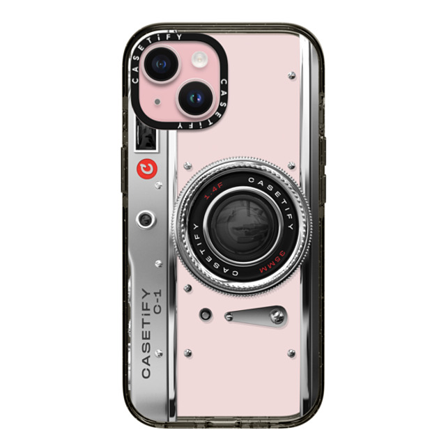 CASETiFY iPhone 15 ケース ブラック インパクトケース Camera Case - Classic casetify