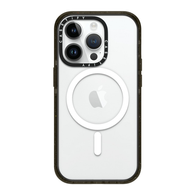 CASETiFY iPhone 14 Pro ケース ブラック インパクトケース MagSafe対応 CASETiFY_iPhone6.1 (2019) Impact Case w/ Black Camera Ring -Black casetify