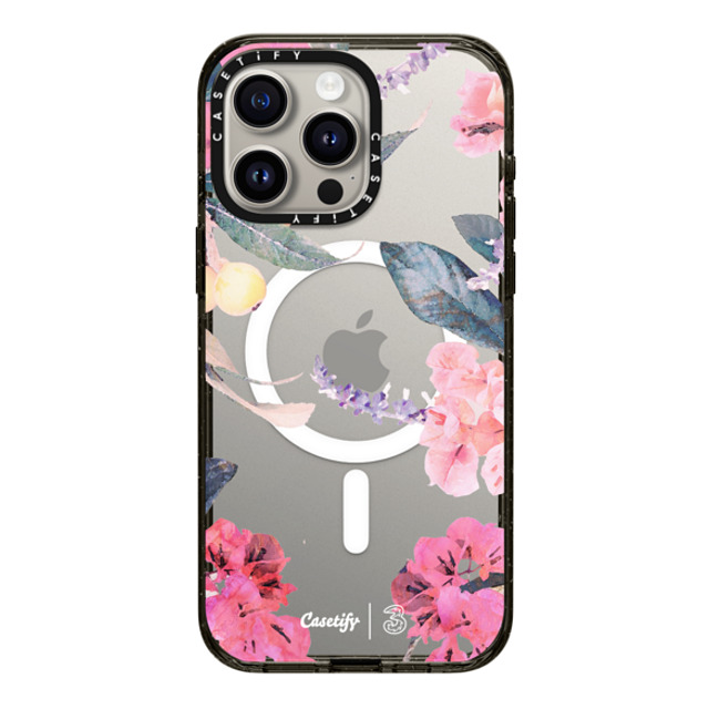CASETiFY iPhone 15 Pro Max Case Black Impact Case MagSafe Compatible Spring Design #2 - Floral Garden casetify Mother's Day CASETiFY iPhone 15 Pro Max Case Black Impact Case MagSafe Compatible Spring Design #2 - Floral Garden casetify Mother's Day