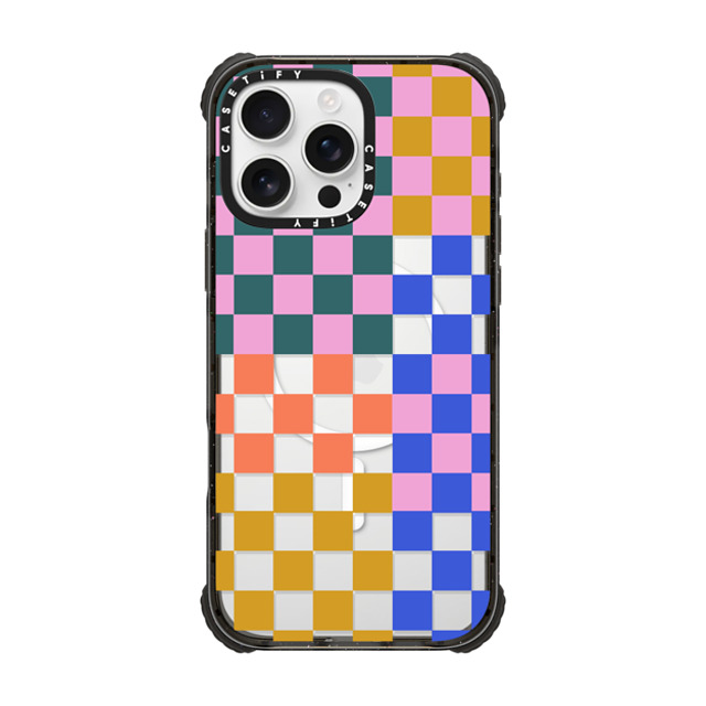 Oh Joy x CASETiFY iPhone 16 Pro Max Case Black ウルトラ インパクトケース MagSafe 対応 Checker Party Oh Joy x CASETiFY iPhone 16 Pro Max Case Black ウルトラ インパクトケース MagSafe 対応 Checker Party