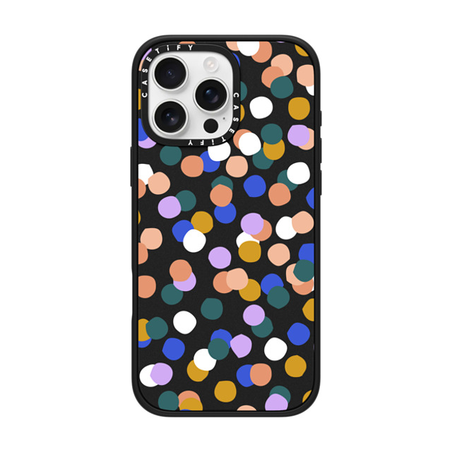 Oh Joy x CASETiFY iPhone 16 Pro Max Case Geometric Matte Black Impact Case MagSafe Compatible Confetti Party Father's Day Oh Joy x CASETiFY iPhone 16 Pro Max Case Geometric Matte Black Impact Case MagSafe Compatible Confetti Party Father's Day