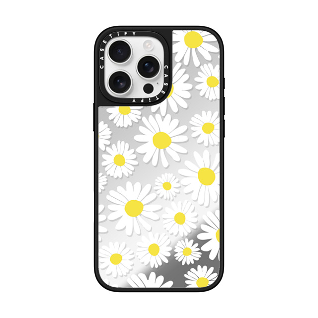 Oh Joy x CASETiFY iPhone 16 Pro Max Case Silver on Black ミラーケース MagSafe対応 Daisy Fields Oh Joy x CASETiFY iPhone 16 Pro Max Case Silver on Black ミラーケース MagSafe対応 Daisy Fields