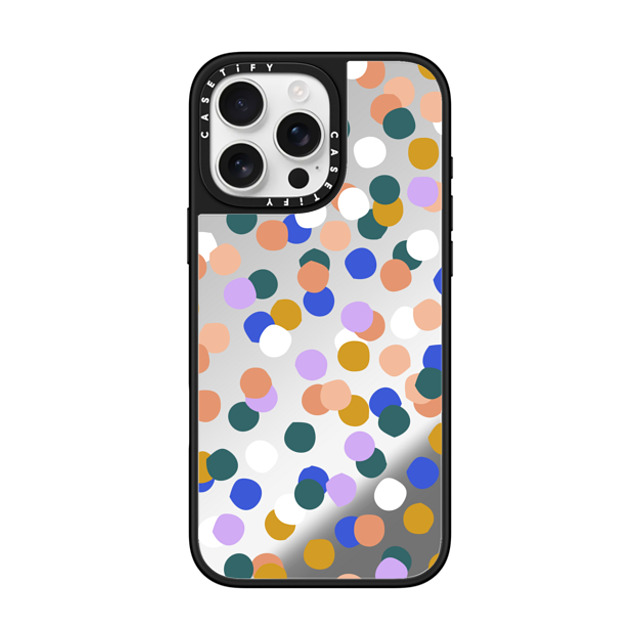 Oh Joy x CASETiFY iPhone 16 Pro Max Case Geometric Silver on Black ミラーケース MagSafe対応 Confetti Party Father's Day Oh Joy x CASETiFY iPhone 16 Pro Max Case Geometric Silver on Black ミラーケース MagSafe対応 Confetti Party Father's Day