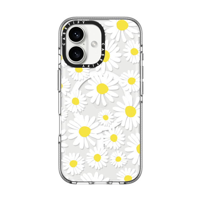 Oh Joy x CASETiFY iPhone 16 Case Clear Clear Case MagSafe Compatible Daisy Fields Oh Joy x CASETiFY iPhone 16 Case Clear Clear Case MagSafe Compatible Daisy Fields