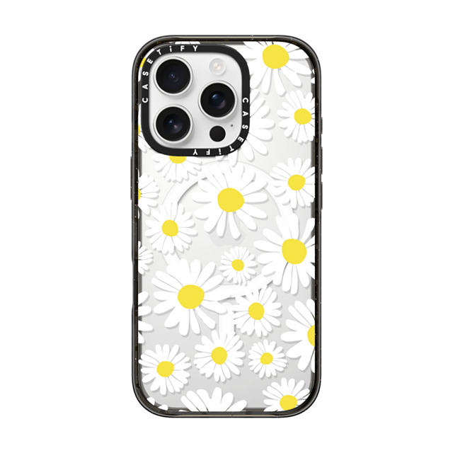 Oh Joy x CASETiFY iPhone 16 Pro Case Black Impact Case MagSafe Compatible Daisy Fields Oh Joy x CASETiFY iPhone 16 Pro Case Black Impact Case MagSafe Compatible Daisy Fields