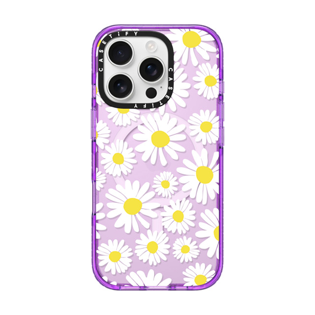 Oh Joy x CASETiFY iPhone 16 Pro Case Geometric パープル Impact Case MagSafe Compatible Daisy Fields Father's Day Oh Joy x CASETiFY iPhone 16 Pro Case Geometric パープル Impact Case MagSafe Compatible Daisy Fields Father's Day