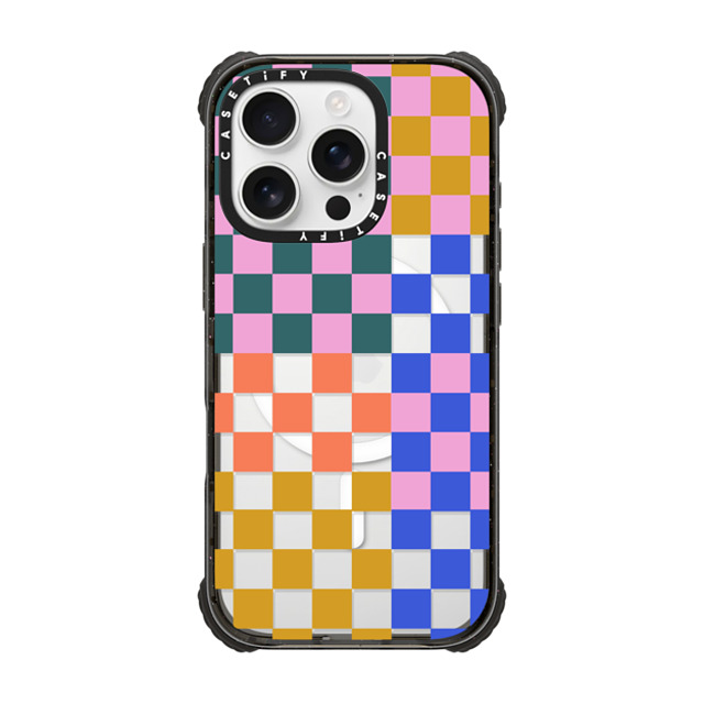 Oh Joy x CASETiFY iPhone 16 Pro Case Black ウルトラ インパクトケース MagSafe 対応 Checker Party Oh Joy x CASETiFY iPhone 16 Pro Case Black ウルトラ インパクトケース MagSafe 対応 Checker Party
