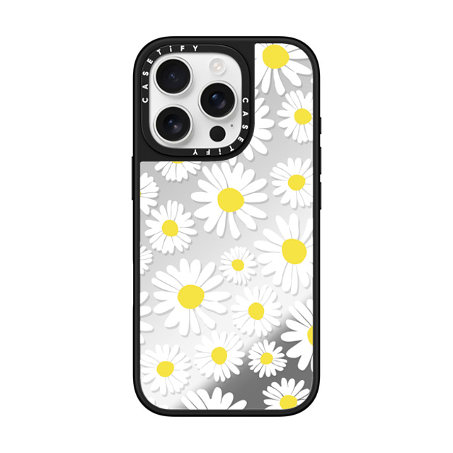 Oh Joy x CASETiFY iPhone 16 Pro Case Silver on Black ミラーケース MagSafe対応 Daisy Fields Oh Joy x CASETiFY iPhone 16 Pro Case Silver on Black ミラーケース MagSafe対応 Daisy Fields