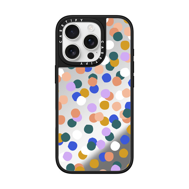 Oh Joy x CASETiFY iPhone 16 Pro Case Geometric Silver on Black ミラーケース MagSafe対応 Confetti Party Father's Day Oh Joy x CASETiFY iPhone 16 Pro Case Geometric Silver on Black ミラーケース MagSafe対応 Confetti Party Father's Day