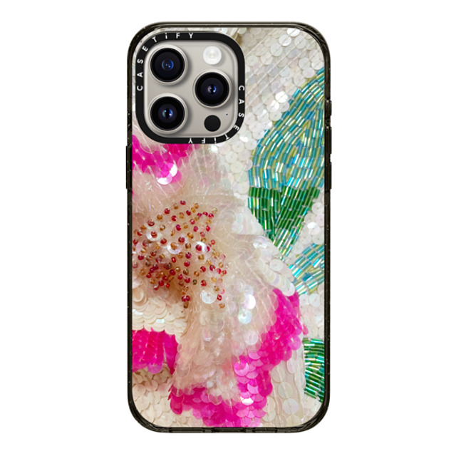Oh Joy x CASETiFY iPhone 15 Pro Max Case Geometric Black Impact Case MagSafe Compatible Vintage Sequin Floral Mother's Day Oh Joy x CASETiFY iPhone 15 Pro Max Case Geometric Black Impact Case MagSafe Compatible Vintage Sequin Floral Mother's Day
