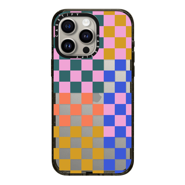 Oh Joy x CASETiFY iPhone 15 Pro Max ケース ブラック インパクトケース Checker Party