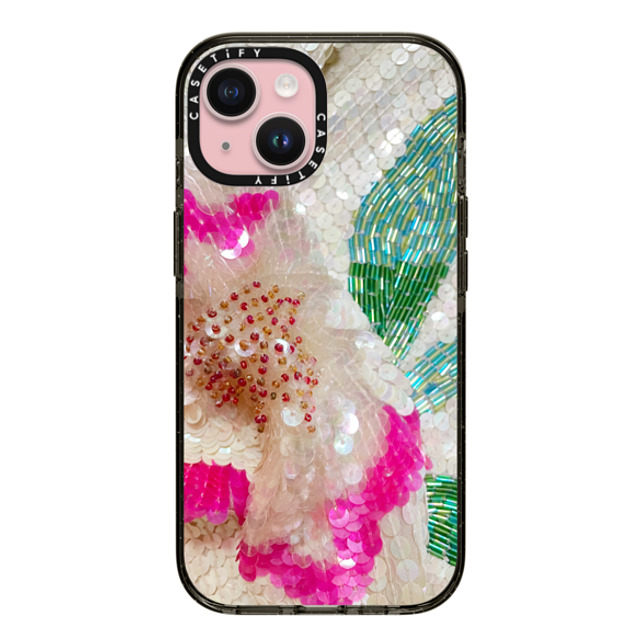 Oh Joy x CASETiFY iPhone 15 Case Geometric Black インパクトケース Vintage Sequin Floral Mother's Day Oh Joy x CASETiFY iPhone 15 Case Geometric Black インパクトケース Vintage Sequin Floral Mother's Day