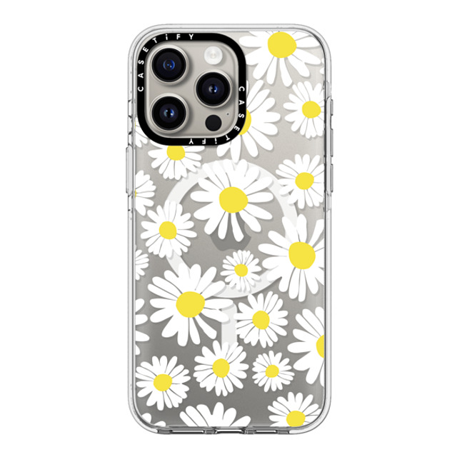 Oh Joy x CASETiFY iPhone 15 Pro Max Case Clear Clear Case MagSafe Compatible Daisy Fields Oh Joy x CASETiFY iPhone 15 Pro Max Case Clear Clear Case MagSafe Compatible Daisy Fields