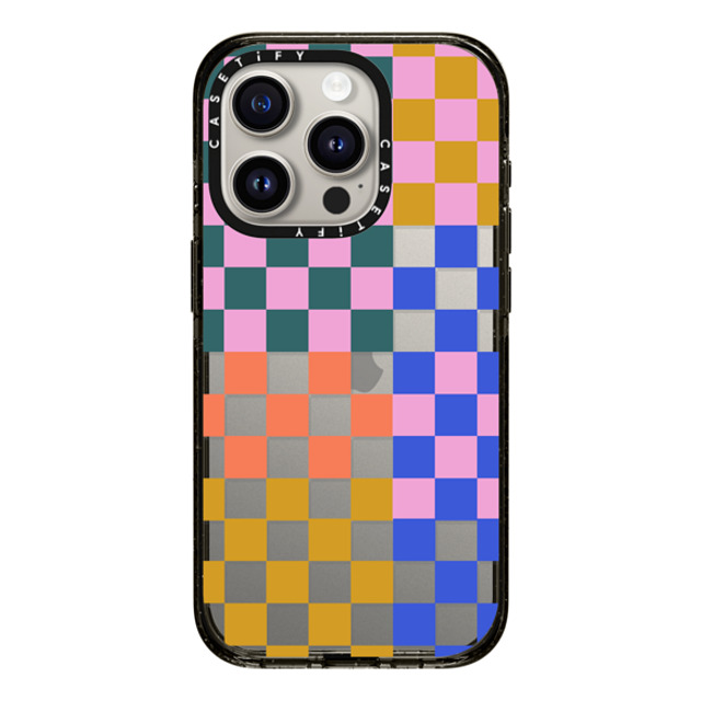 Oh Joy x CASETiFY iPhone 15 Pro ケース ブラック インパクトケース Checker Party