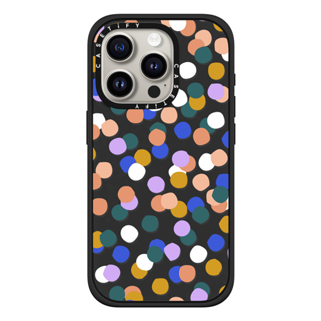 Oh Joy x CASETiFY iPhone 15 Pro Case Geometric Matte Black Impact Case MagSafe Compatible Confetti Party Father's Day Oh Joy x CASETiFY iPhone 15 Pro Case Geometric Matte Black Impact Case MagSafe Compatible Confetti Party Father's Day