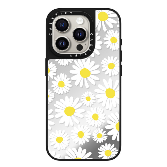Oh Joy x CASETiFY iPhone 15 Pro Case Silver on Black ミラーケース MagSafe対応 Daisy Fields Oh Joy x CASETiFY iPhone 15 Pro Case Silver on Black ミラーケース MagSafe対応 Daisy Fields