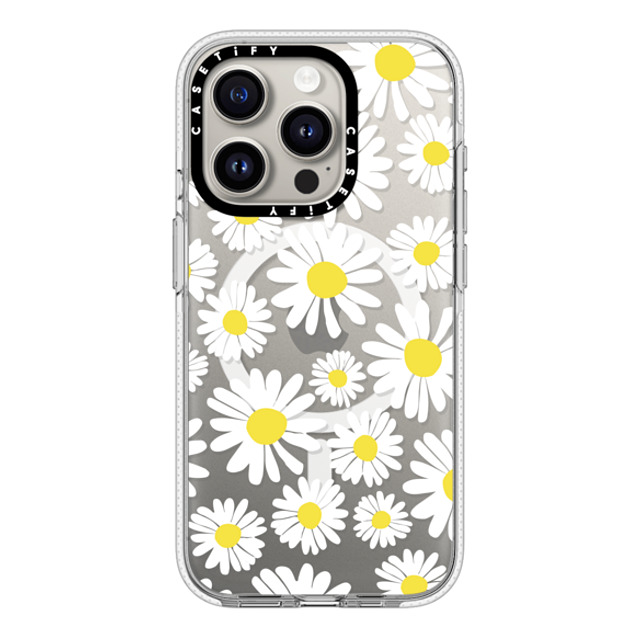 Oh Joy x CASETiFY iPhone 15 Pro Case Clear Clear Case MagSafe Compatible Daisy Fields Oh Joy x CASETiFY iPhone 15 Pro Case Clear Clear Case MagSafe Compatible Daisy Fields