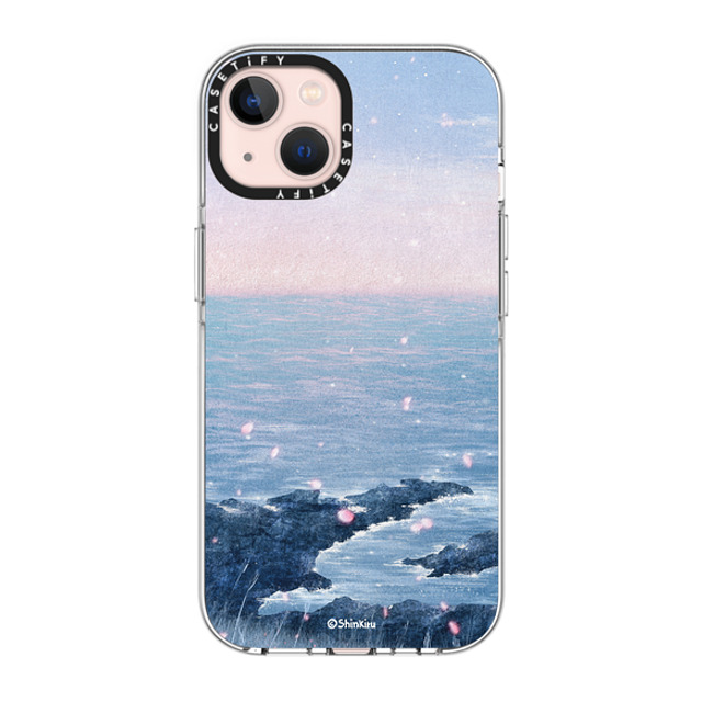 Shinkiru x CASETiFY iPhone 13 ケース クリア クリア ケース MagSafe対応 Jeju Island by shinkiru