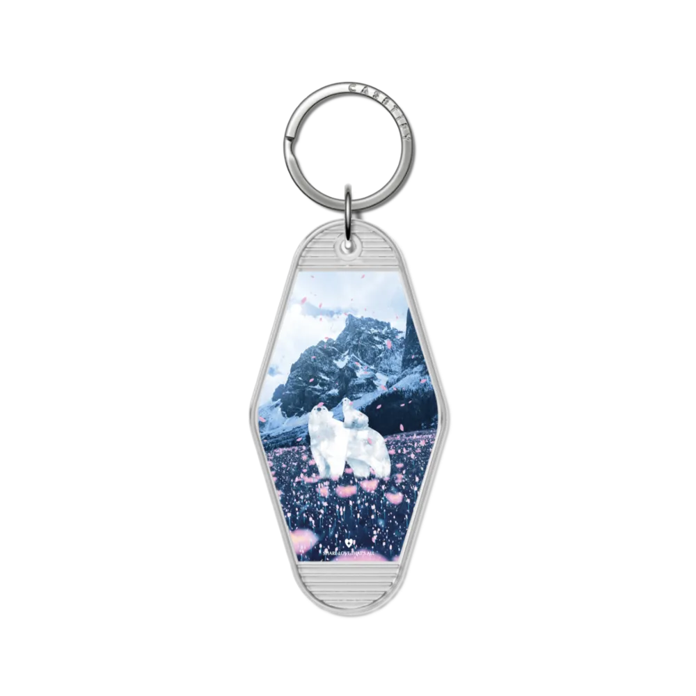 Keychain Tag  - You in the flower garden