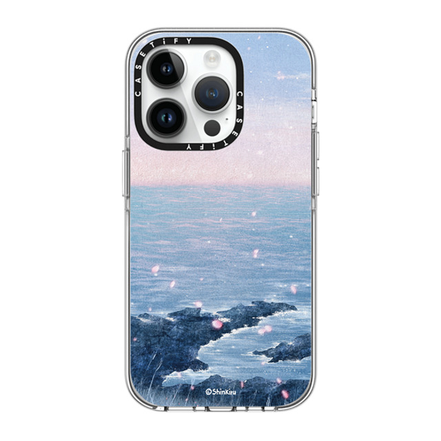 Shinkiru x CASETiFY iPhone 14 Pro ケース クリア クリア ケース MagSafe対応 Jeju Island by shinkiru