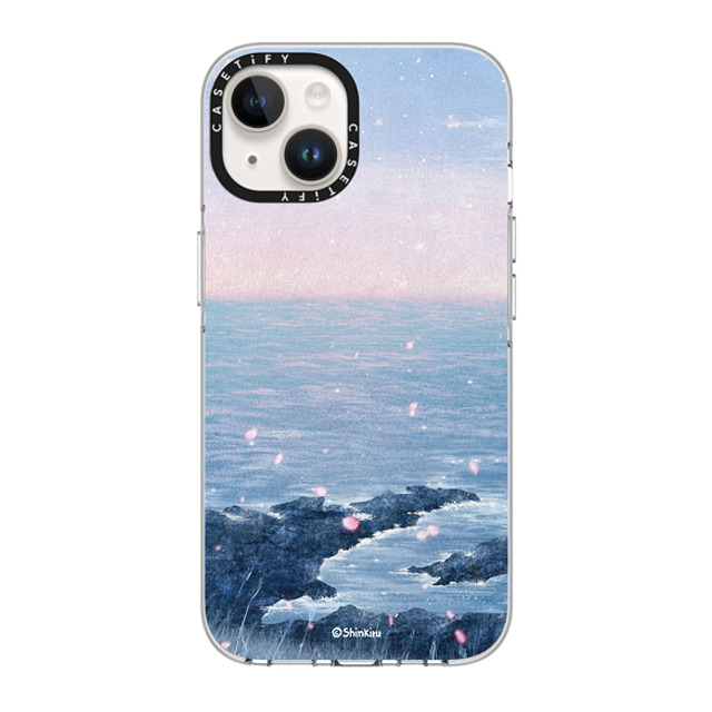 Shinkiru x CASETiFY iPhone 14 ケース クリア クリア ケース MagSafe対応 Jeju Island by shinkiru