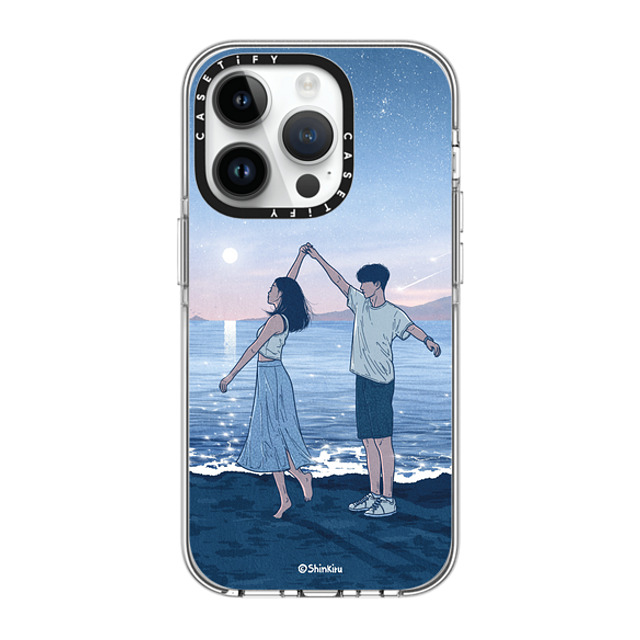 Shinkiru x CASETiFY iPhone 14 Pro ケース クリア クリア ケース MagSafe対応 LET'S DANCE BY SHINKIRU