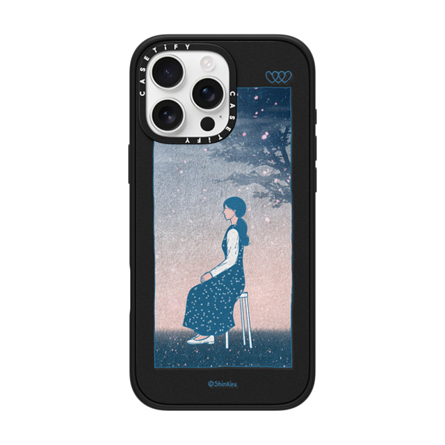 Shinkiru x CASETiFY iPhone 16 Pro Max ケース Cartoon,Love マットブラック インパクトケース MagSafe対応 You by shinkiru Back to School Shinkiru x CASETiFY iPhone 16 Pro Max ケース Cartoon,Love マットブラック インパクトケース MagSafe対応 You by shinkiru Back to School