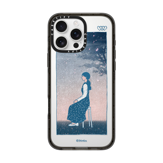 Shinkiru x CASETiFY iPhone 16 Pro Max ケース Cartoon,Love ブラック インパクトケース You by shinkiru Back to School Shinkiru x CASETiFY iPhone 16 Pro Max ケース Cartoon,Love ブラック インパクトケース You by shinkiru Back to School