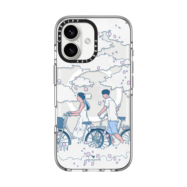 Shinkiru x CASETiFY iPhone 16 ケース クリア クリア ケース MagSafe対応 feels like walking on clouds