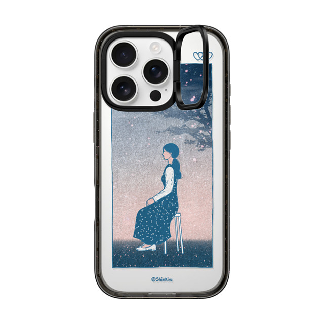 Shinkiru x CASETiFY iPhone 16 Pro ケース Cartoon,Love ブラック インパクトリングスタンドケース MagSafe対応 You by shinkiru Back to School Shinkiru x CASETiFY iPhone 16 Pro ケース Cartoon,Love ブラック インパクトリングスタンドケース MagSafe対応 You by shinkiru Back to School