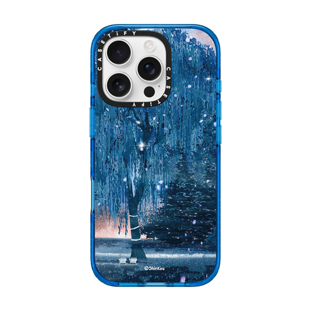 Shinkiru x CASETiFY iPhone 16 Pro Case スカイブルー Impact Case MagSafe Compatible under a tree by shinkiru Shinkiru x CASETiFY iPhone 16 Pro Case スカイブルー Impact Case MagSafe Compatible under a tree by shinkiru