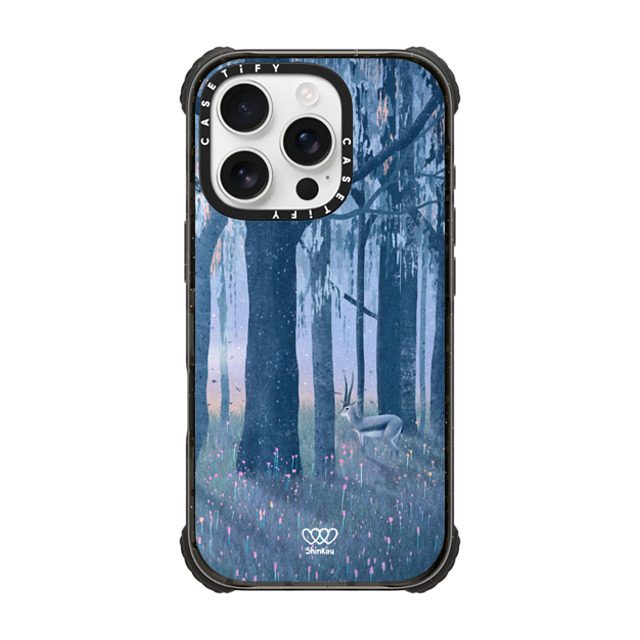Shinkiru x CASETiFY iPhone 16 Pro Case Cartoon,Nature Black ウルトラ インパクトケース MagSafe 対応 The Dream of a Gazelle by shinkiru Father's Day Shinkiru x CASETiFY iPhone 16 Pro Case Cartoon,Nature Black ウルトラ インパクトケース MagSafe 対応 The Dream of a Gazelle by shinkiru Father's Day