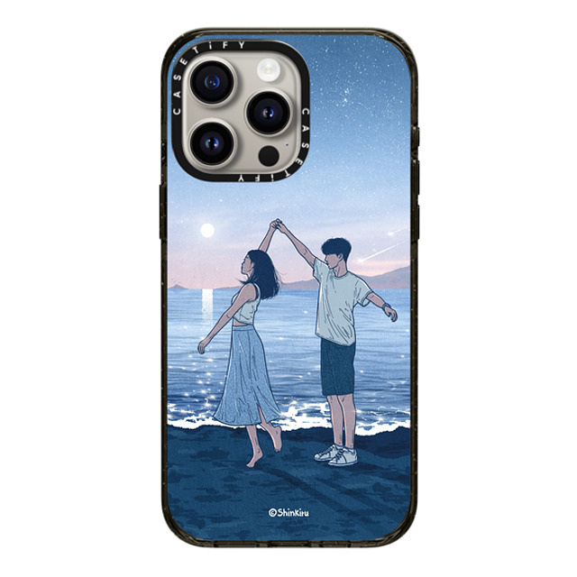 Shinkiru x CASETiFY iPhone 15 Pro Max ケース ブラック インパクトケース LET'S DANCE BY SHINKIRU