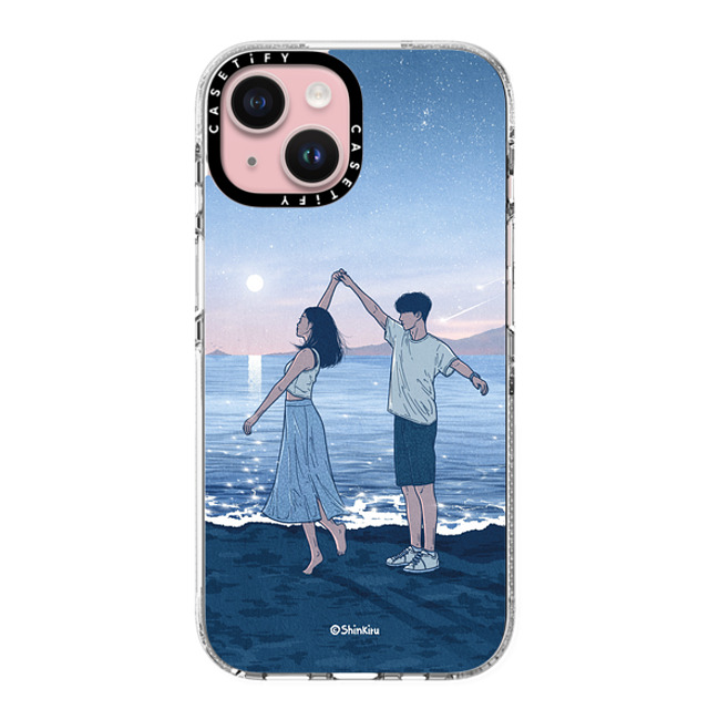 Shinkiru x CASETiFY iPhone 15 ケース クリア クリア ケース MagSafe対応 LET'S DANCE BY SHINKIRU