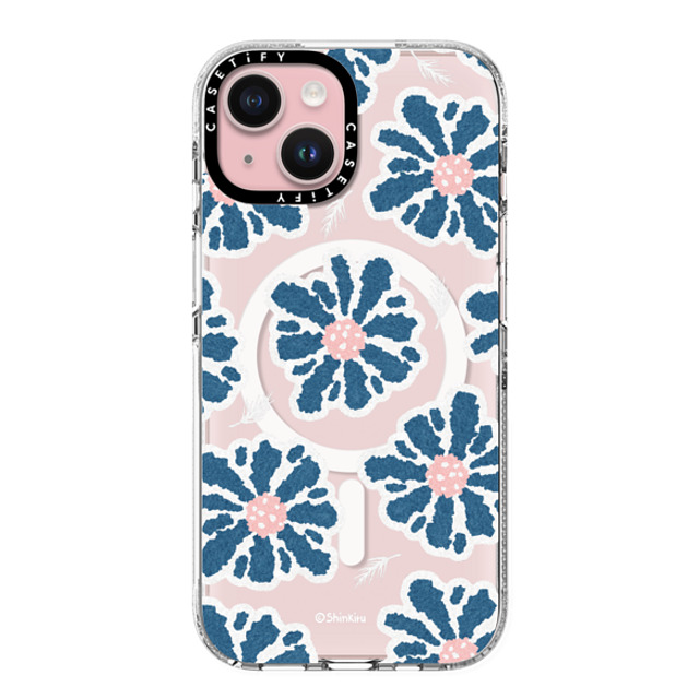 Shinkiru x CASETiFY iPhone 15 Case Floral,Cartoon Clear Clear Case MagSafe Compatible FLOWERS BY SHINKIRU Father's Day Shinkiru x CASETiFY iPhone 15 Case Floral,Cartoon Clear Clear Case MagSafe Compatible FLOWERS BY SHINKIRU Father's Day