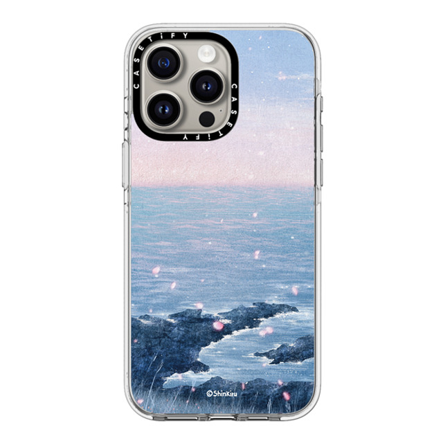 Shinkiru x CASETiFY iPhone 15 Pro Max ケース クリア クリア ケース MagSafe対応 Jeju Island by shinkiru